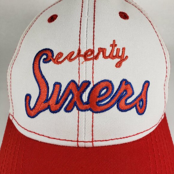 Philadelphia 76ers Basketball Cap Hat Strapback Adjustable Retro City Edition - Picture 2 of 9